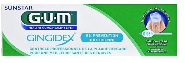 Gum Dentifrice Gingidex Plaque Dentaire
